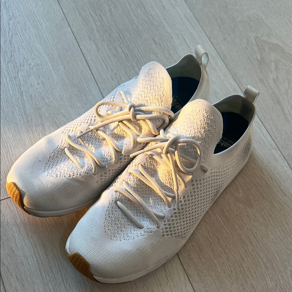 Native Shoes Men's White Knit Sneakers